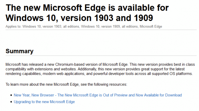 [图]微软现通过 Windows Update 邀请更多人使用新版 Edge 浏览器